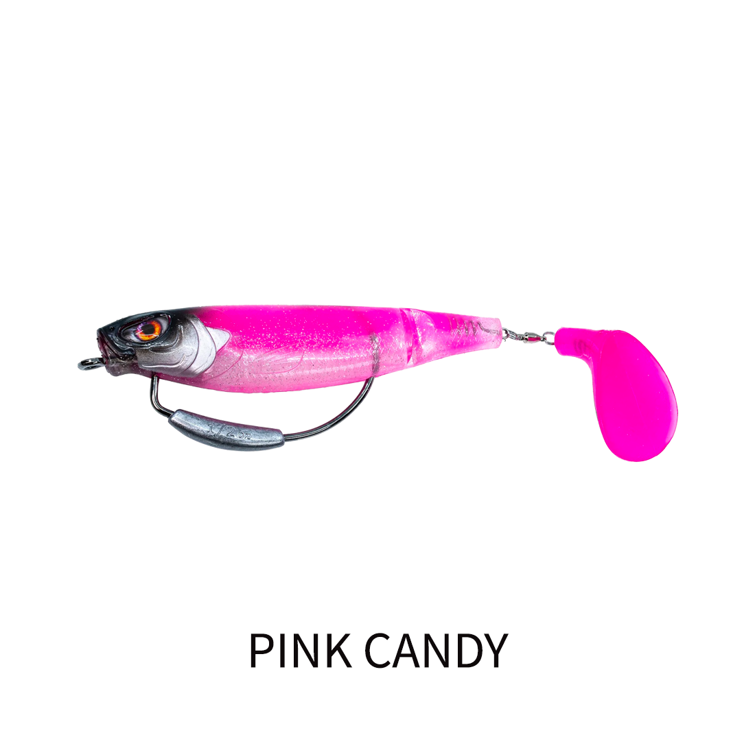 1100H-22 Lil Hooker Saltwater Trolling Lure, Pink Finish