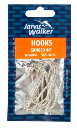Jarvis Walker Ganged Hooks - 3pk
