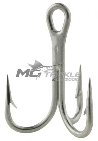 Eagle Claw 4X Tinned Treble - 50pcs