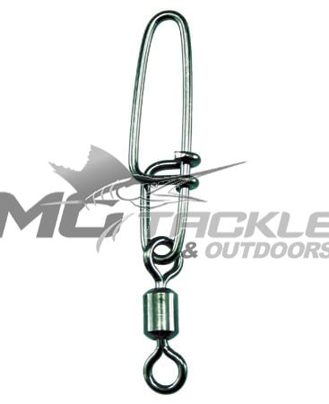Gamakatsu Hyper Strong Snap w/ Hyper Swivel Black