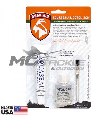 Gear Aid Aquaseal & Cotol-240 Repair Adhesive