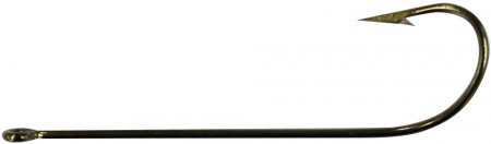 Mustad 4540 Kirby Ringed-Bronzed 1/2in Longer Shank - Box