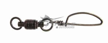 Black Pete Ball Bearing Snap Swivel Double Welded Ring