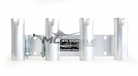 Wilson Bull Bar Rod Carrier 4 Hole - Suits 2in Bull Bar