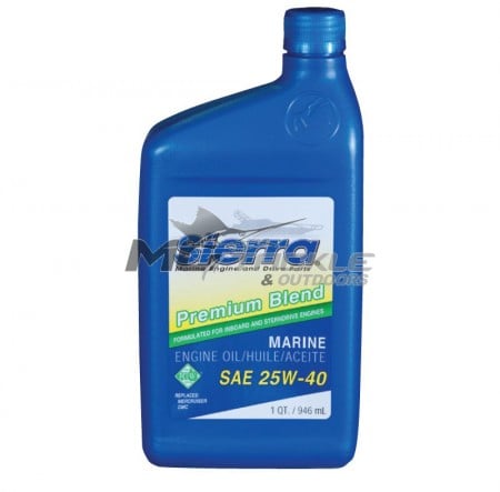 Sierra Premium Marine Engine Oil - SAE 25W-40