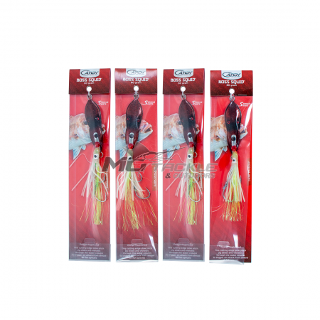 Catch Boss Squid Lure - 4 Pack - (Reverse Auction)