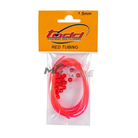 EJ Todd Red Tubes / Beads - 1.5mm x .5m