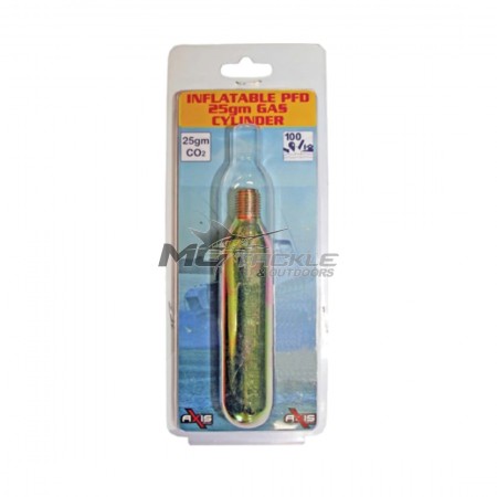Axis Inflatable PFD 25g 1/2in UNF Thread Gas Cylinder