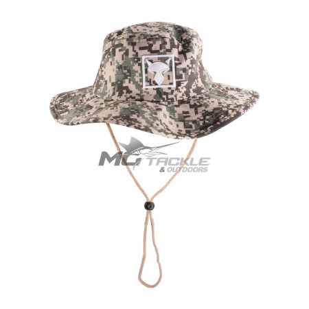 Jackall Digital Camo/White Wide Brim 