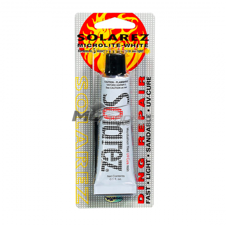 Solarez Microlite - White UV Cure Ding Repair Kit
