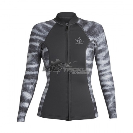 Xcel Womens Ocean Ramsay Axis 2/1mm Long Sleeve Front Zip Jacket