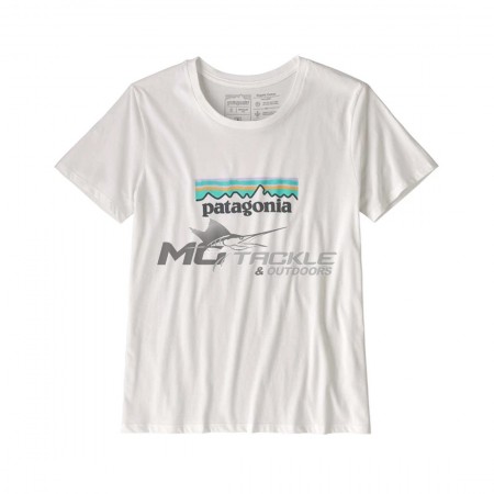 Patagonia Womens P-6 Logo Organic Cotton Crew T-Shirt