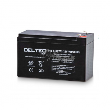 Deltec 12V 7Ah F1 Standby AGM Battery