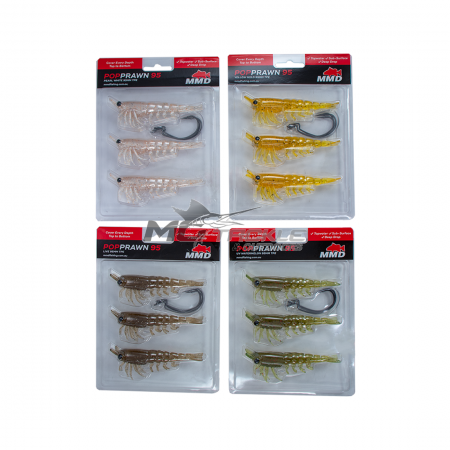 MMD Pop Prawn Lure - 4 Pack - (Reverse Auction)