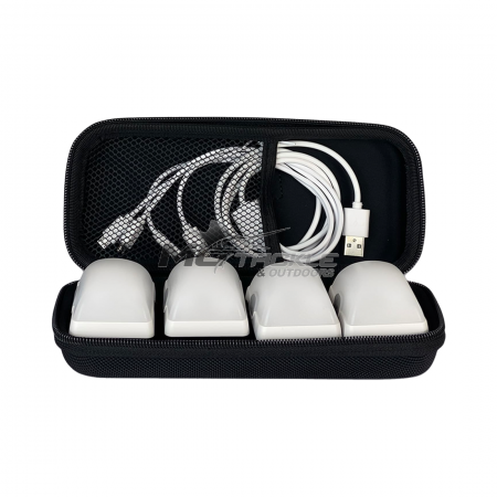 Hardkorr Dual Colour U-Light Lantern W/Inbuilt Lithium Battery - 4 Pack