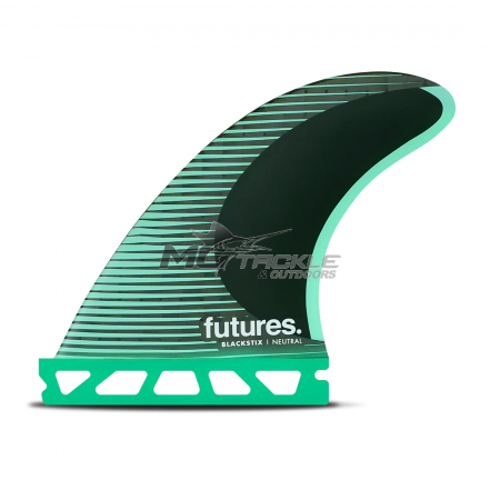Ando Blackstix Large Surfboard Fins Futures Blackstix (Black