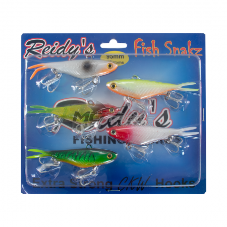 Reidys Fish Snakz Vibe Lure - 5 Pack