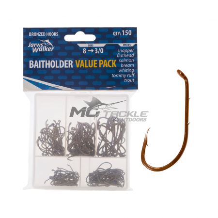 Jarvis Walker Baitholder Hooks - Assorted Sizes
