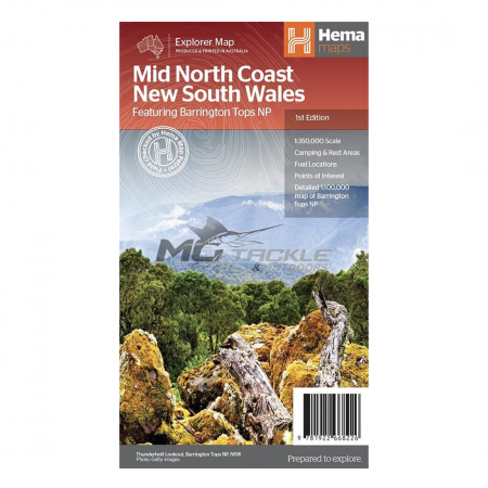 Hema Mid North Coast New South Wales Map