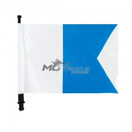 Ocean Hunter Flag & Pole for Inflatable Float
