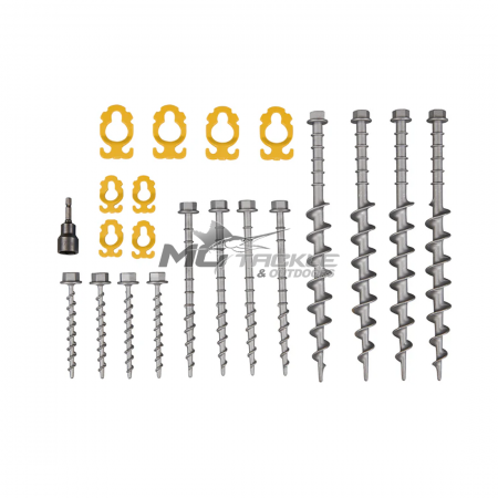 Oztrail Screw In Aluminium Tent Peg Kit