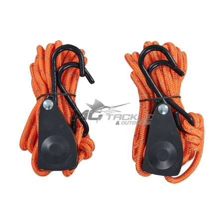 Oztrail Ratchet Tie Down Rope 2 Pack