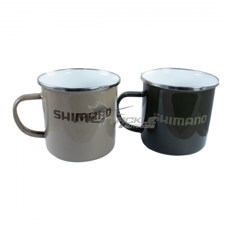 Shimano 2pc Collectible Enamel Mugs