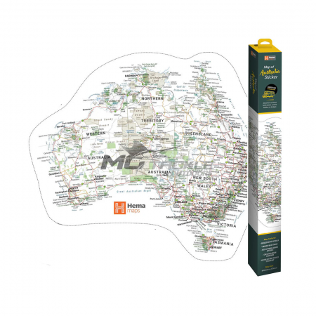 Hema Map of Australia Sticker