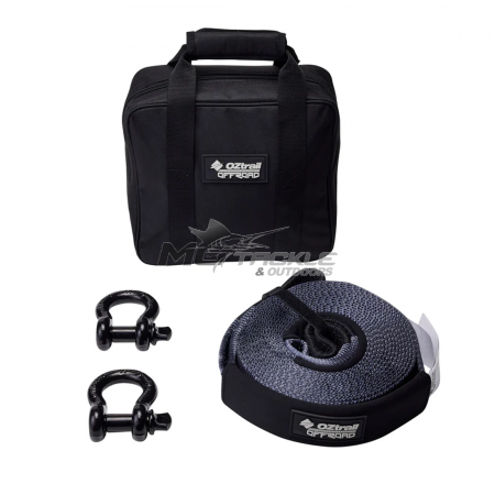 Oztrail OFFROAD 4 Piece Snatch Strap Recovery Kit