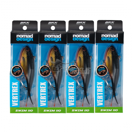 Nomad Design Vertrex Swim Vibe Lure - 4 Pack (Reverse Auction)