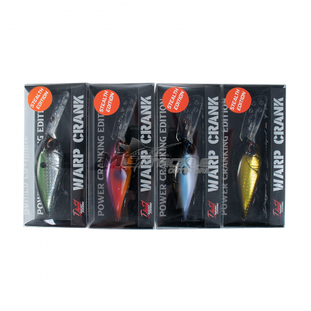 Digital Squad Fishing Warp Crank Stealth Lure - 4 Pack (Reverse Auction)