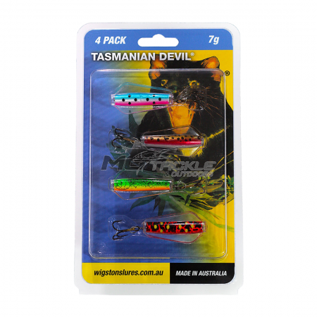 Wigstons Tasmanian Devil Lure - 4 Pack