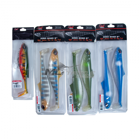 Digital Squad Fishing Shad Lures - 4 Pack - (Reverse Auction)