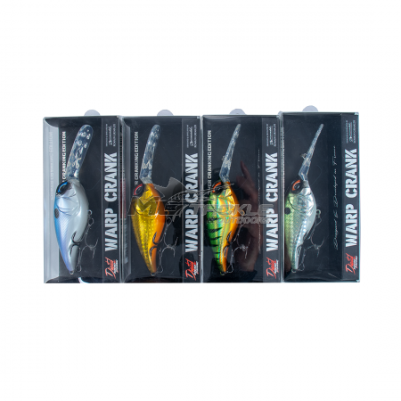 Digital Squad Fishing Warp Crank Lure - 4 Pack - (Reverse Auction)