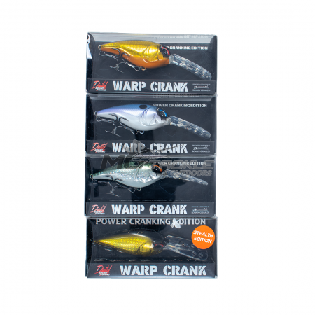Digital Squad Fishing Warp Crank Stealth Lure - 4 Pack - (Reverse Auction)