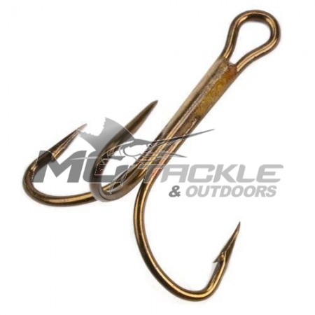 Mustad 3563 SP Treble Ringed X Strong Bronzed - Bulk