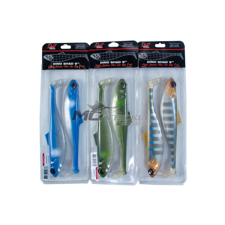 Digital Squad Fishing Dino Shad Lure - 3 Pack - (Reverse Auction)