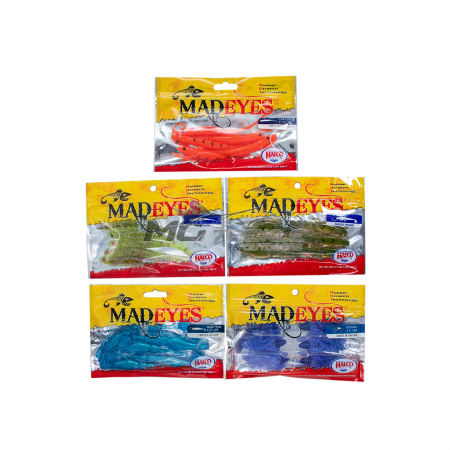 Halco MadEyes Soft Plastic Lure - 5 Pack - (Reverse Auction)