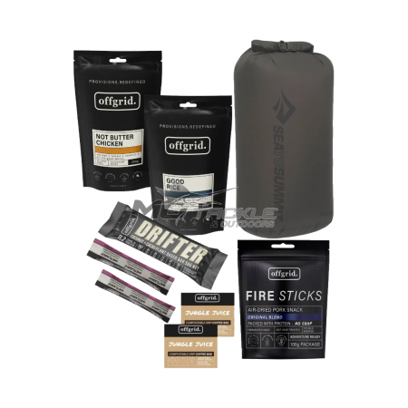 Offgrid Ultimate Solo Adventure Ration Pack w/ Sea To Summit Dry Bag