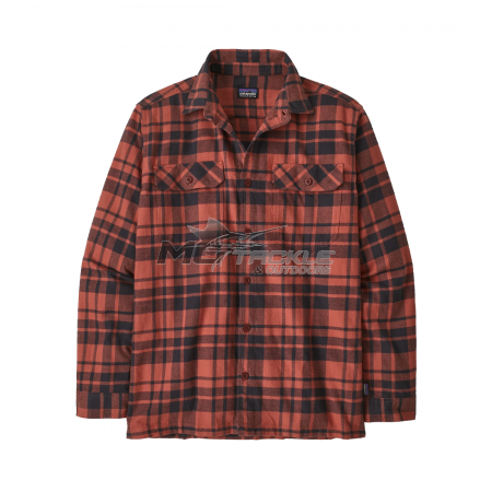 Patagonia Mens Long Sleeve Organic Cotton Midweight Fjord Flannel Shirt