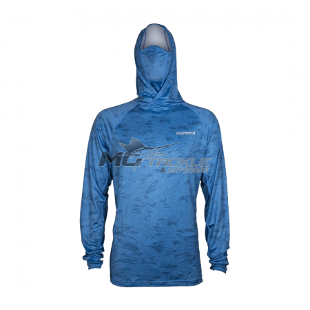 Shimano Hooded Long Sleeve Tech Fishing Shirt
