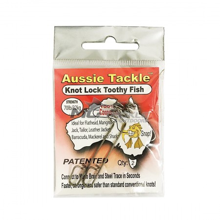 Aussie Tackle Knot Lock Toothy Fish