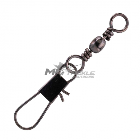 Bite Science Black Barrel Swivel Snap