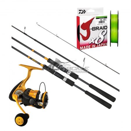 Daiwa 26 Aird X Spin Combo + J-Braid