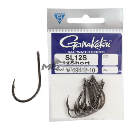 Gamakatsu SL12S Big Game - Short Shank Hook