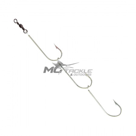 Mustad Ganged Hook Swivel - 3 Sets