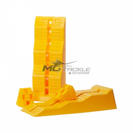 Supex Single Axle Wheel Levelling Ramp w/ Chock & Bag Set
