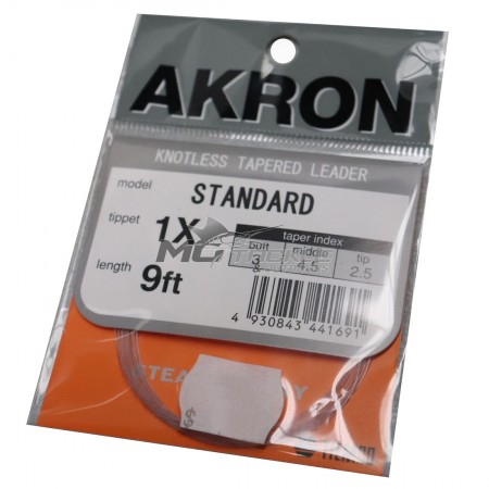 Tiemco Akron Knotless Tapered Leader - Standard