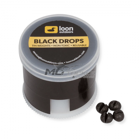 Loon Black Drops Tin Weights