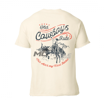 Old Guys Rule Old Cowboys Rule T-Shirt